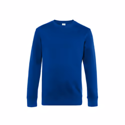 B&C Mens King Crew Neck Sweater - XS, Royal Blue