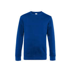 B&C Mens King Crew Neck Sweater - XS, Royal Blue