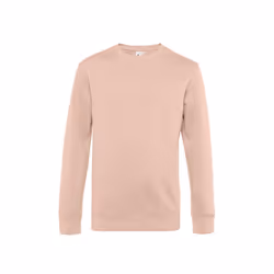 B&C Mens King Crew Neck Sweater - XS, Soft Rose