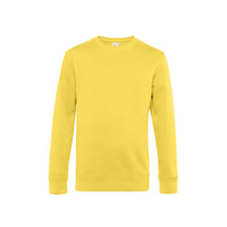 B&C Mens King Crew Neck Sweater - M, Yellow Fizz