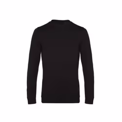 B&C Mens Set In Sweatshirt - XS, Black Pure