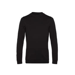 B&C Mens Set In Sweatshirt - XS, Black Pure