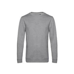 B&C Mens Set In Sweatshirt - XS, Heather Grey
