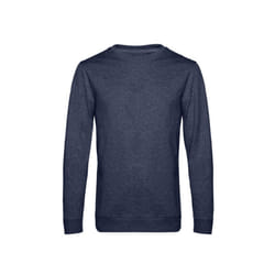 B&C Mens Set In Sweatshirt - XS, Heather Navy