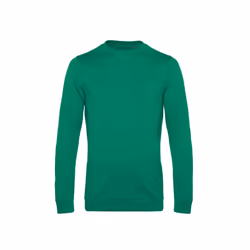 B&C Mens Set In Sweatshirt - S, Kelly Green