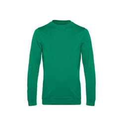 B&C Mens Set In Sweatshirt - S, Kelly Green
