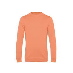 B&C Mens Set In Sweatshirt - XS, Melon Orange