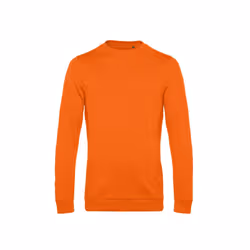 B&C Mens Set In Sweatshirt - XS, Pure Orange