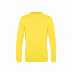 B&C Mens Set In Sweatshirt - XS, Solar Yellow