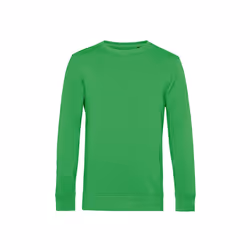 B&C Mens Organic Crew Neck Sweat - 2XL, Apple Green