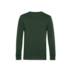 B&C Mens Organic Crew Neck Sweat - XS, Forest Green