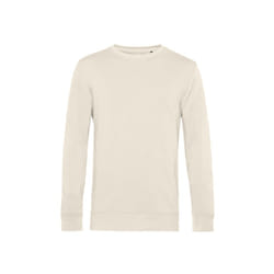 B&C Mens Organic Crew Neck Sweat - XS, Off White