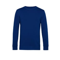 B&C Mens Organic Crew Neck Sweat - XS, Royal Blue