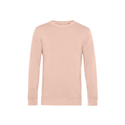 B&C Mens Organic Crew Neck Sweat - XS, Soft Rose