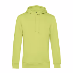 B&C Mens Organic Hooded Sweater - XS, Lime