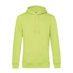 B&C Mens Organic Hooded Sweater - 2XL, Lime
