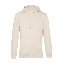 B&C Mens Organic Hooded Sweater - XS, Off White