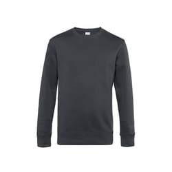 B&C Mens King Crew Neck Sweater - XS, Asphalt