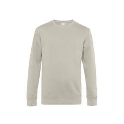B&C Mens King Crew Neck Sweater - XS, Grey Fog