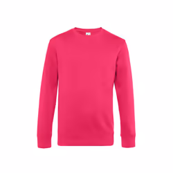 B&C Mens King Crew Neck Sweater - XS, Magenta Pink