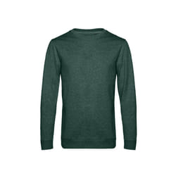 B&C Mens Set In Sweatshirt - XS, Heather Dark Green