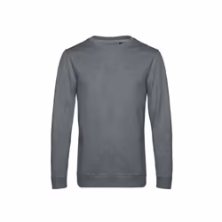 B&C Mens Set In Sweatshirt - XS, Heather Mid Grey