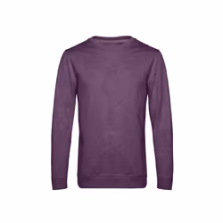 B&C Mens Set In Sweatshirt - XS, Heather Purple