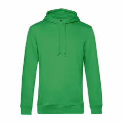 B&C Mens Organic Hooded Sweater - XS, Apple Green