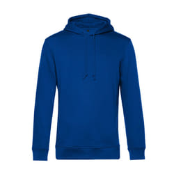 B&C Mens Organic Hooded Sweater - 3XL, Royal Blue