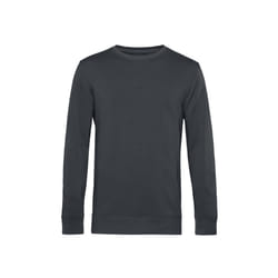 B&C Mens Organic Crew Neck Sweat - XS, Asphalt
