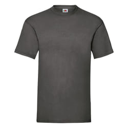 Fruit Of The Loom Mens Valueweight Short Sleeve T-Shirt - 3XL, Light Graphite