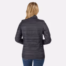 Regatta Womens/Ladies Firedown Baffled Quilted Jacket - 16 UK, Seal Grey
