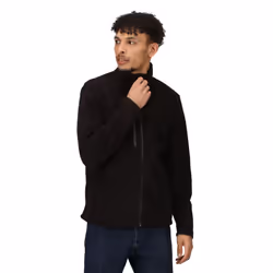 Regatta Mens Honesty Made Recycled Fleece Jacket - M, Black