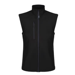 Regatta Mens Honestly Made Recycled Softshell Bodywarmer - 3XL, Black