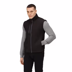 Regatta Mens Honestly Made Recycled Softshell Bodywarmer - 3XL, Black