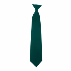 Yoko Clip-On Tie - One Size, Bottle Green