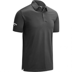 Callaway Mens Swing Tech Solid Colour Polo Shirt - S, Asphalt Grey