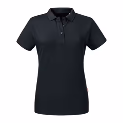 Russell Womens/Ladies Pure Organic Polo - XS, Black