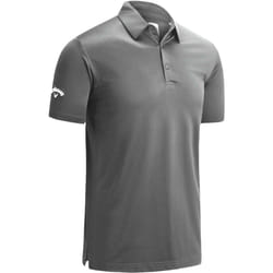 Callaway Mens Swing Tech Solid Colour Polo Shirt - XS, Grey