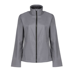 Regatta Womens/Ladies Ablaze Printable Softshell Jacket - 10 UK, Rock Grey/Black