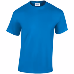 Gildan Adults Unisex Heavy Cotton T Shirt - 3XL, Sapphire Blue