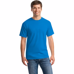 Gildan Adults Unisex Heavy Cotton T Shirt - 3XL, Sapphire Blue