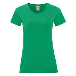 Fruit Of The Loom Womens/Ladies Iconic T-Shirt - M, Kelly Green