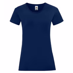 Fruit Of The Loom Womens/Ladies Iconic T-Shirt - XS, Navy