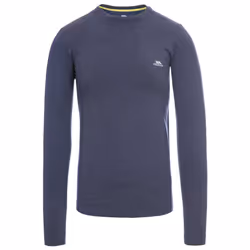 Trespass Mens Timo Long Sleeve Active Top - S, Navy Marl