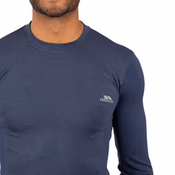 Trespass Mens Timo Long Sleeve Active Top - S, Navy Marl