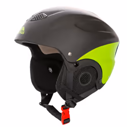 Trespass Adults Skyhigh Protective Snow Sport Ski Helmet - L, Black/Green
