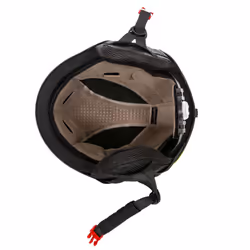 Trespass Adults Skyhigh Protective Snow Sport Ski Helmet - L, Black/Green