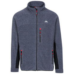 Trespass Mens Jynx Full Zip Fleece Jacket - L, Navy Stripe