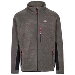Trespass Mens Jynx Full Zip Fleece Jacket - L, Olive Stripe